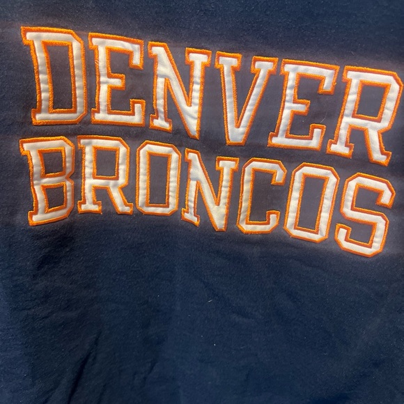 Vintage Denver Bronco Champion NFL brand.   EUC. 2x - Picture 5 of 10